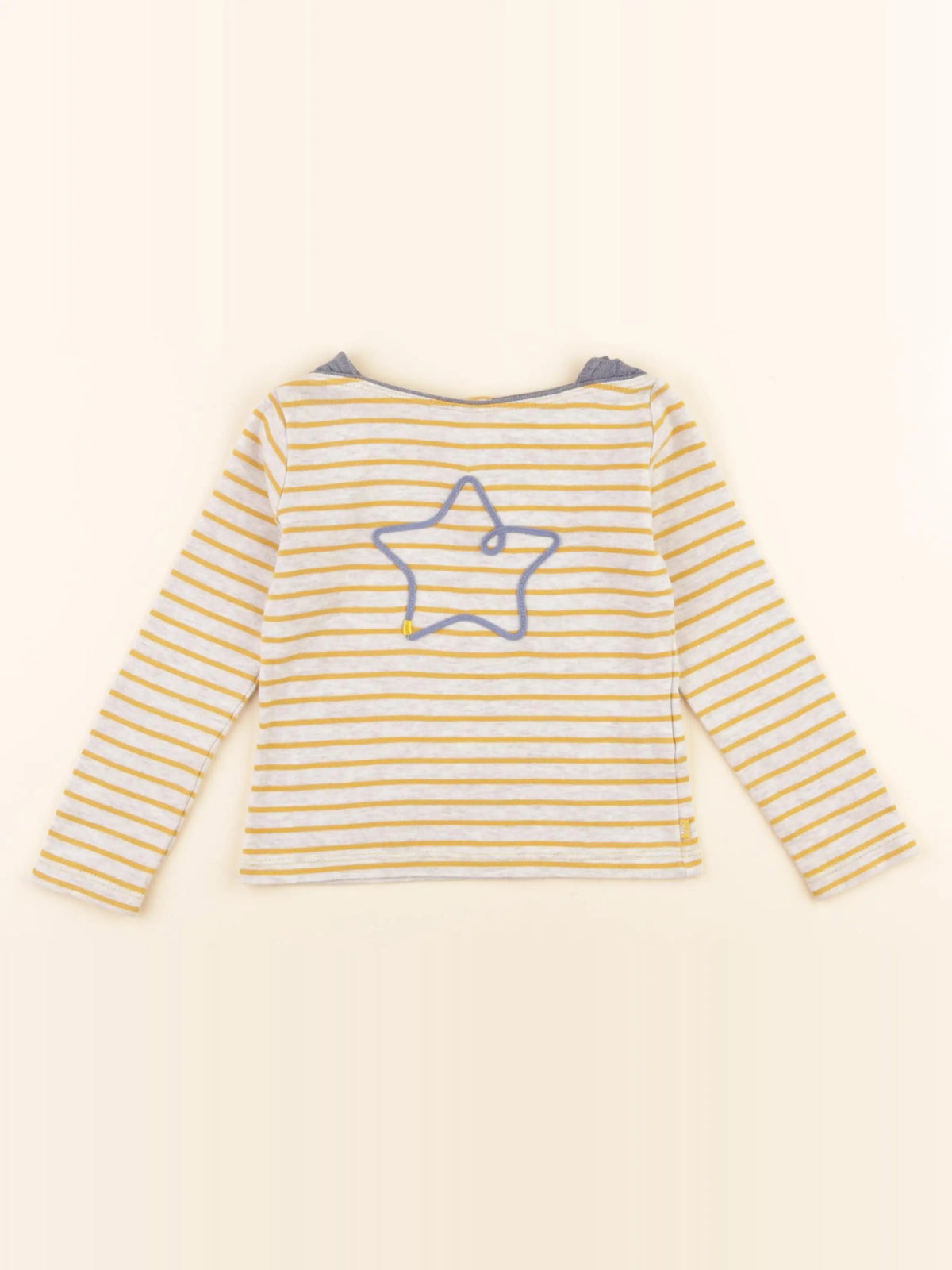 Okaidi - tee-shirt jaune, gris - 3 ans
