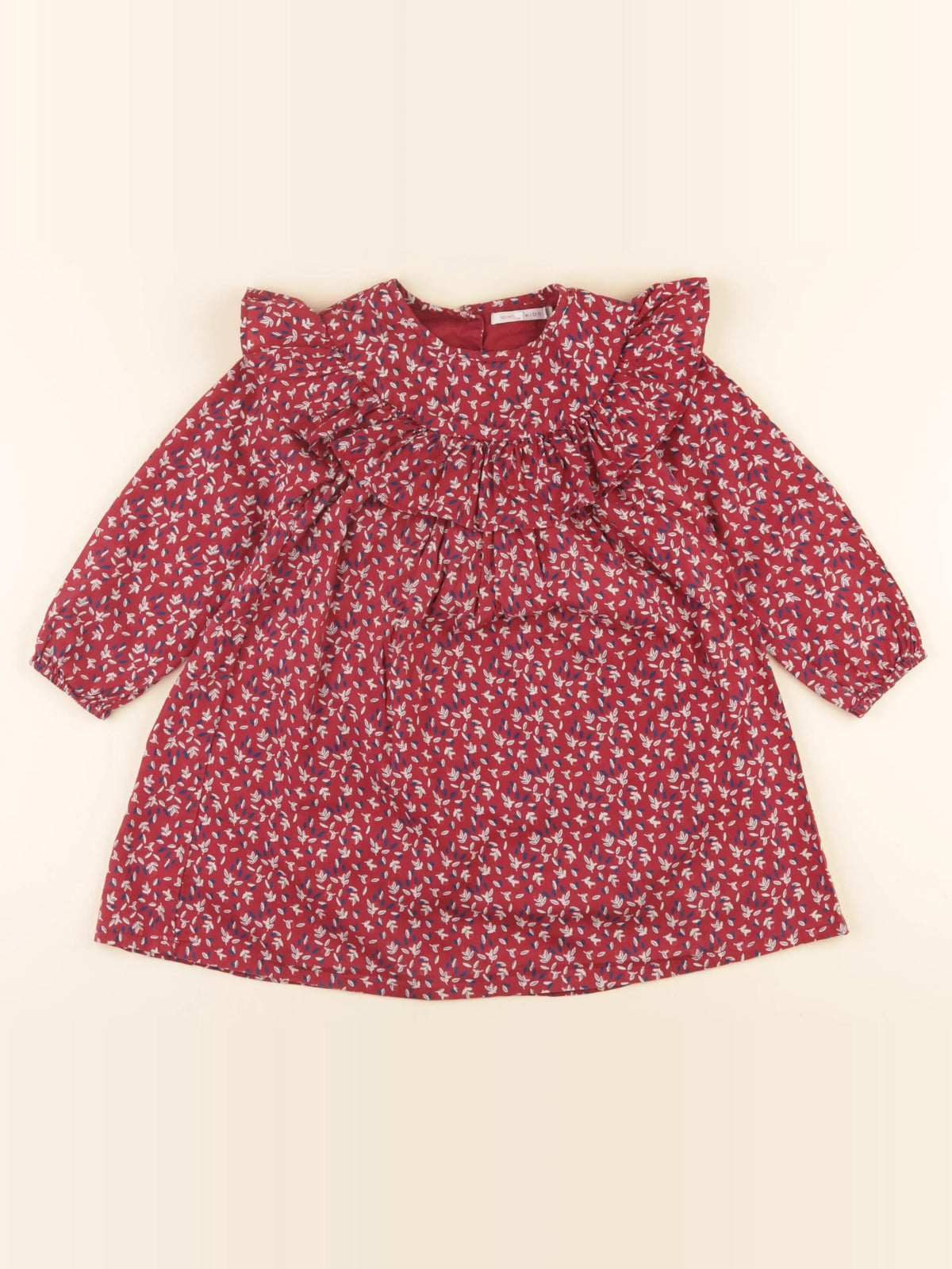 Monoprix - robe rouge - 3 ans