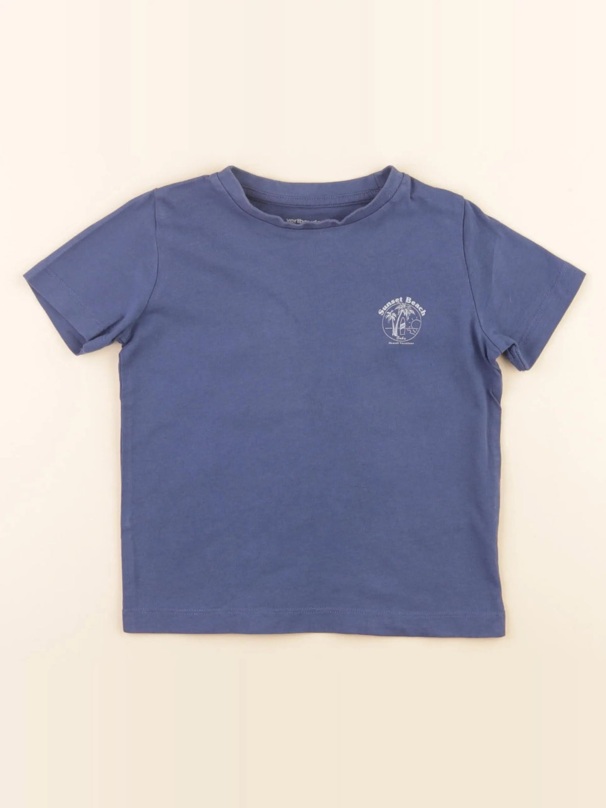 Vertbaudet - tee-shirt bleu - 3 ans