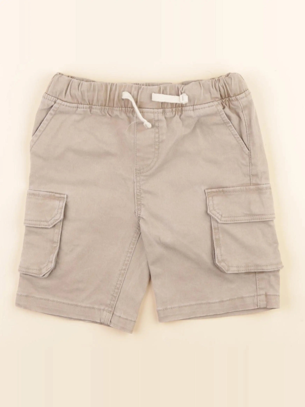 Vertbaudet - short beige - 6 ans