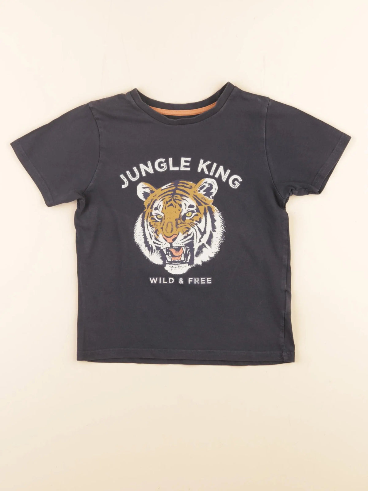 Vertbaudet - tee-shirt gris - 6 ans