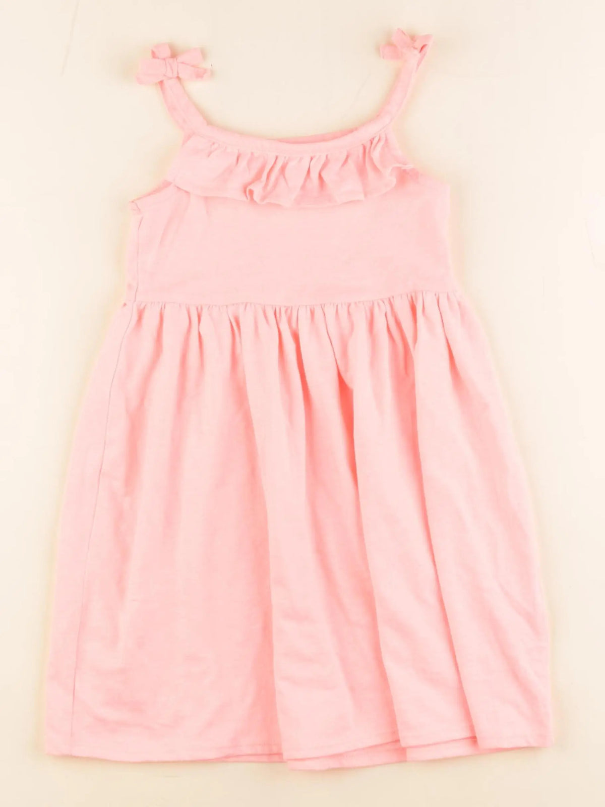 Vertbaudet - robe rose fluo - 4 ans