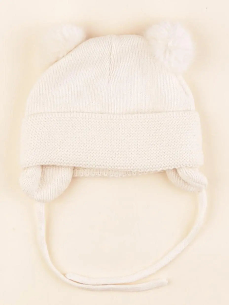 H&M - bonnet beige - 2/6 ans