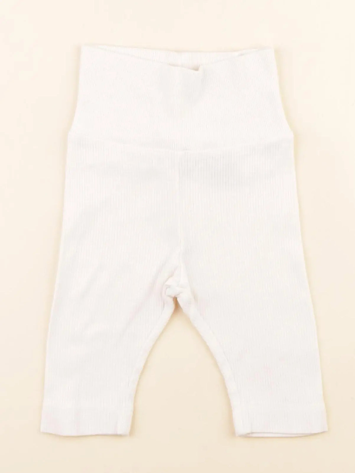 H&M - legging beige - 1/2 mois