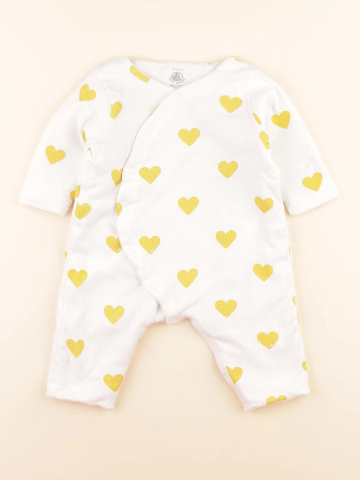Combinaison blanc, jaune
