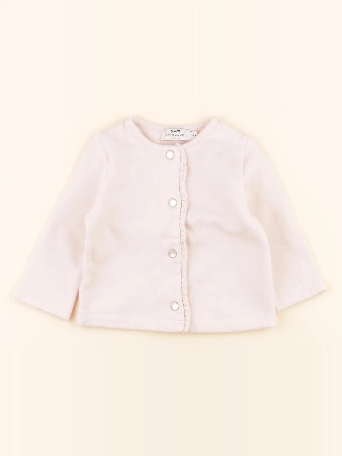 Cyrillus - sweat rose - 12 mois