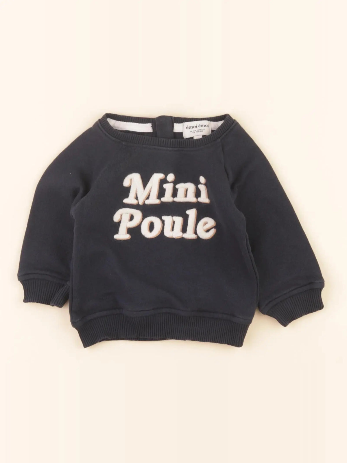 Emoi emoi - sweat bleu - 6 mois