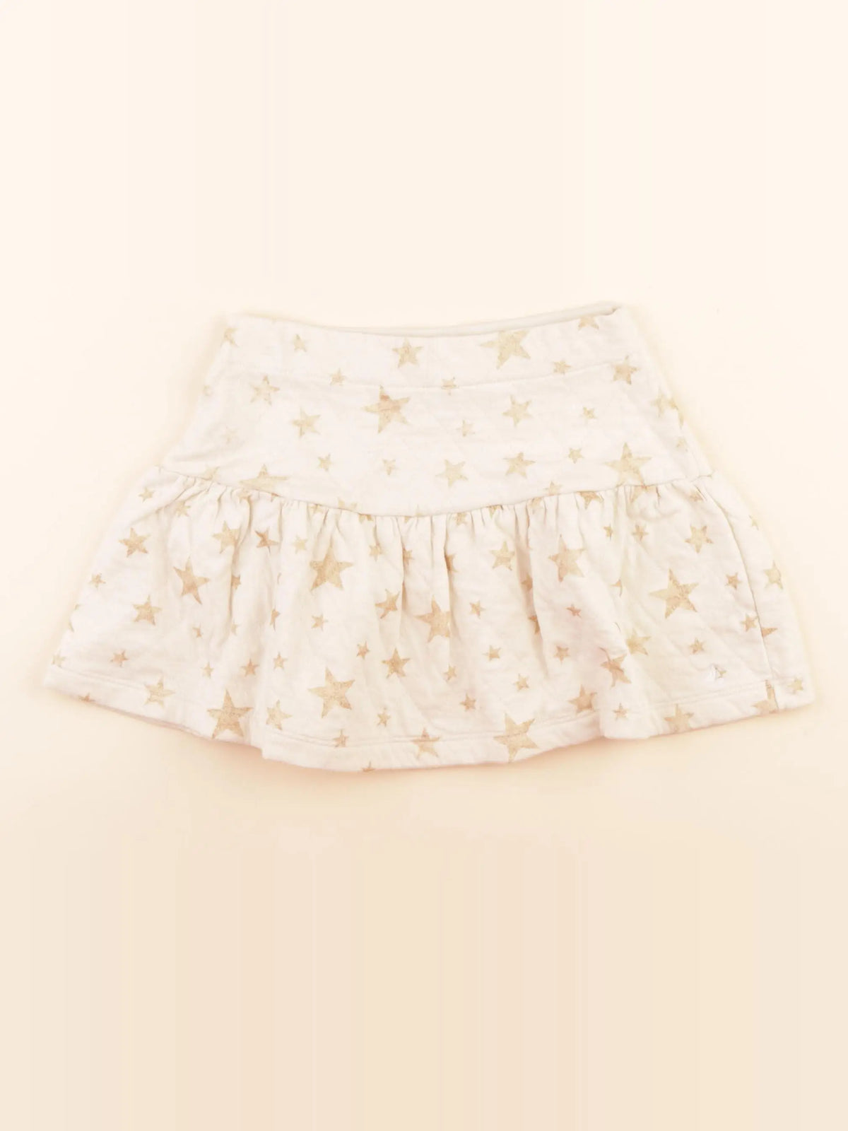 Jupe beige, or