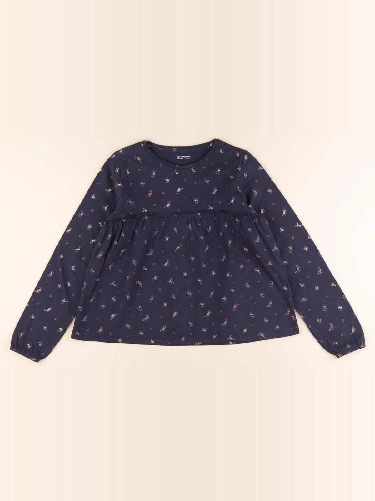Vertbaudet - tee-shirt bleu - 10 ans