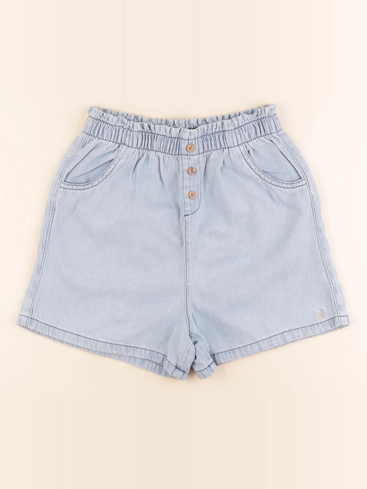 Vertbaudet - short bleu - 12 ans