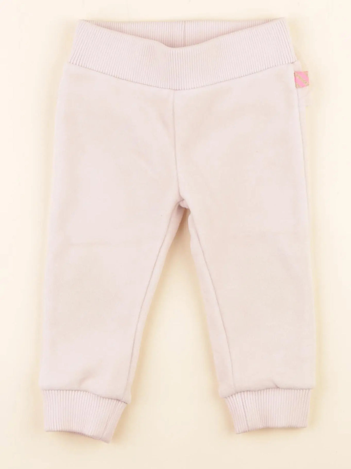 Billie Blush - jogging velours rose - 18 mois