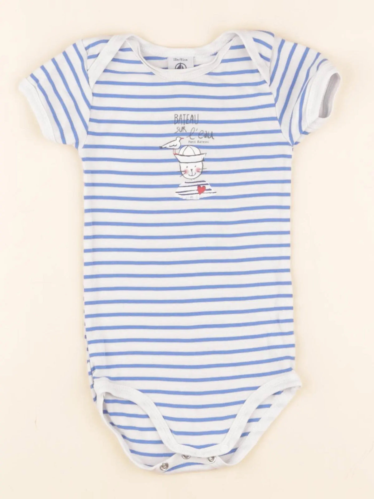 Body blanc, bleu