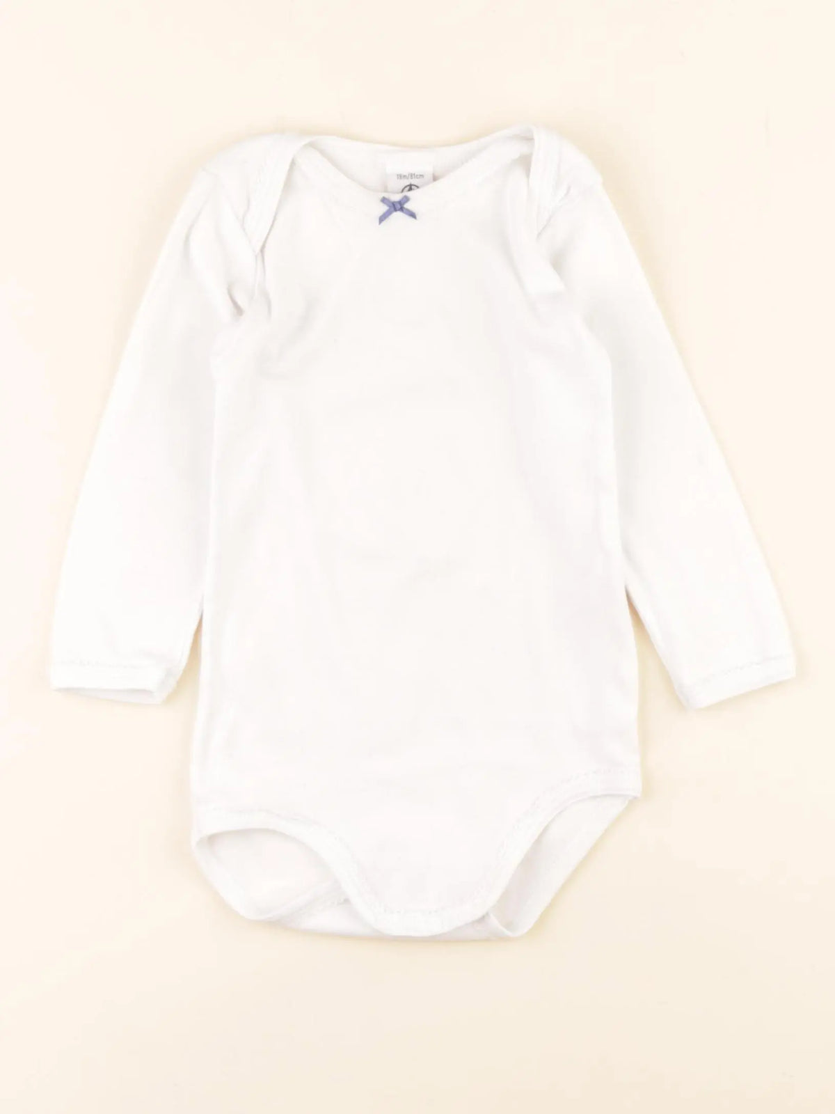 Petit Bateau - body blanc - 18 mois