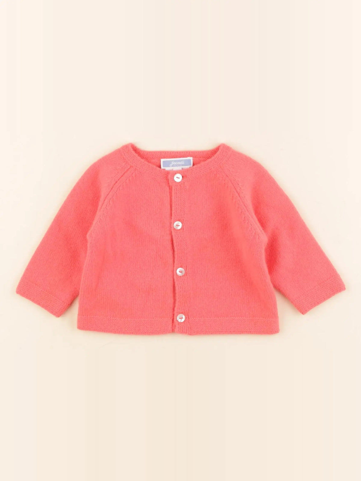 Jacadi - gilet orange - 3 mois