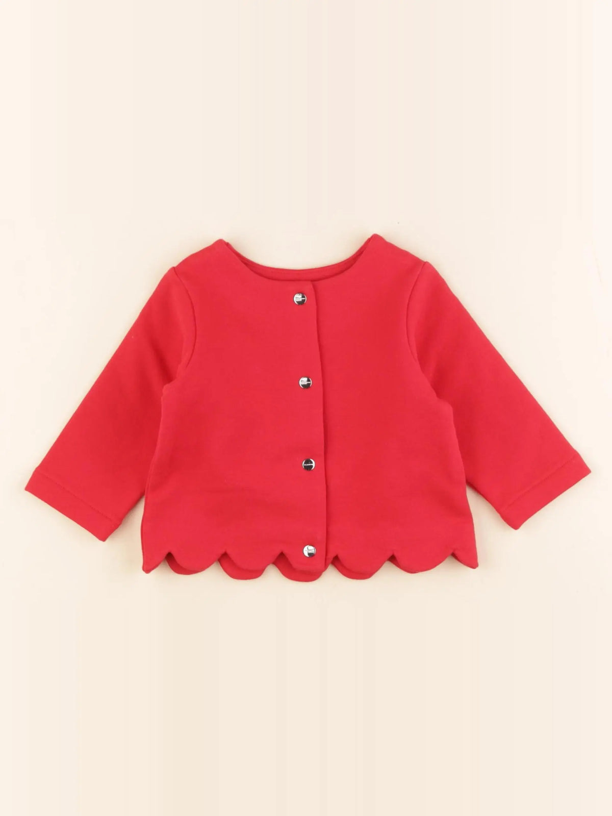 Jacadi - sweat rouge - 6 mois
