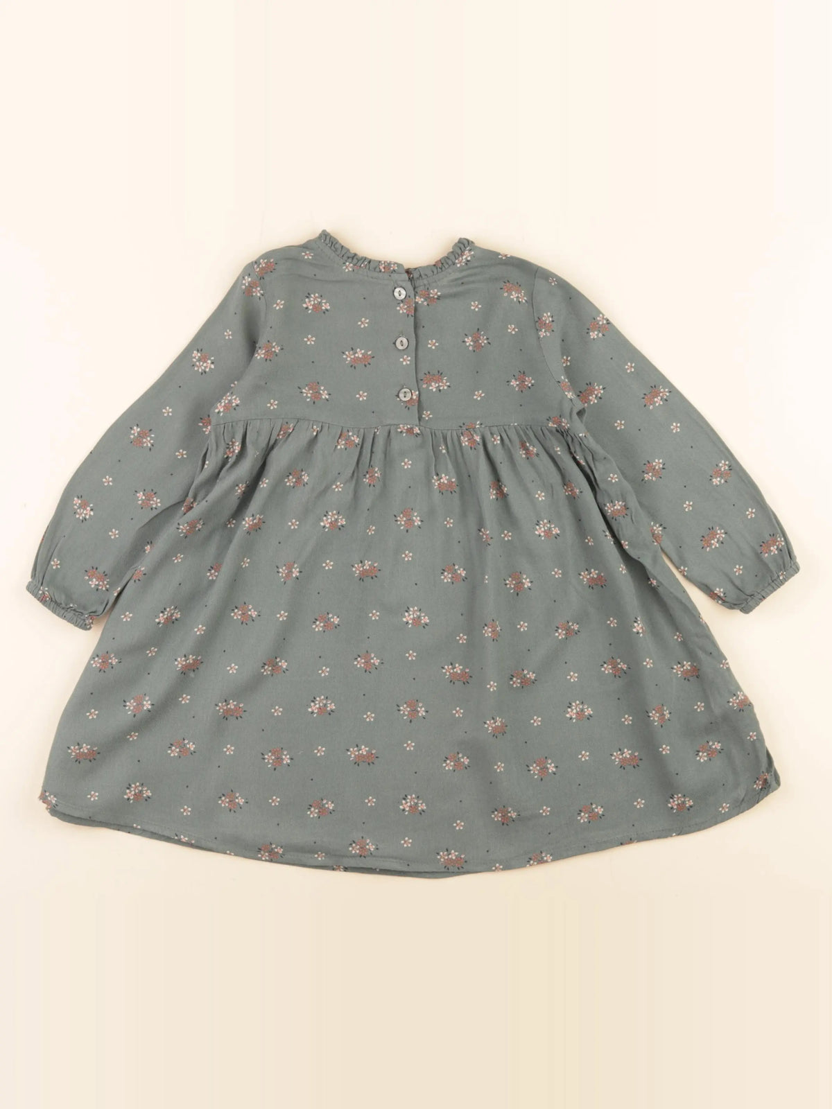 Vertbaudet - robe vert - 3 ans