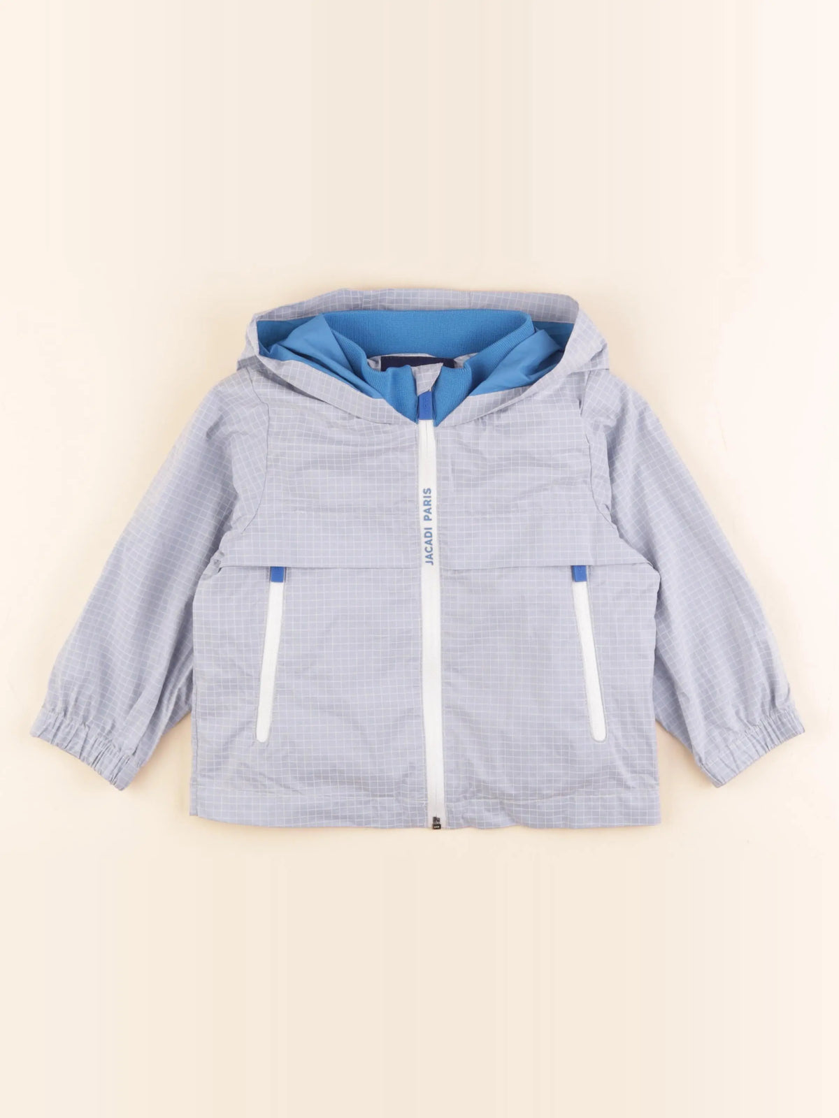 Jacadi - coupe-vent- doublure amovible bleu - 24 mois
