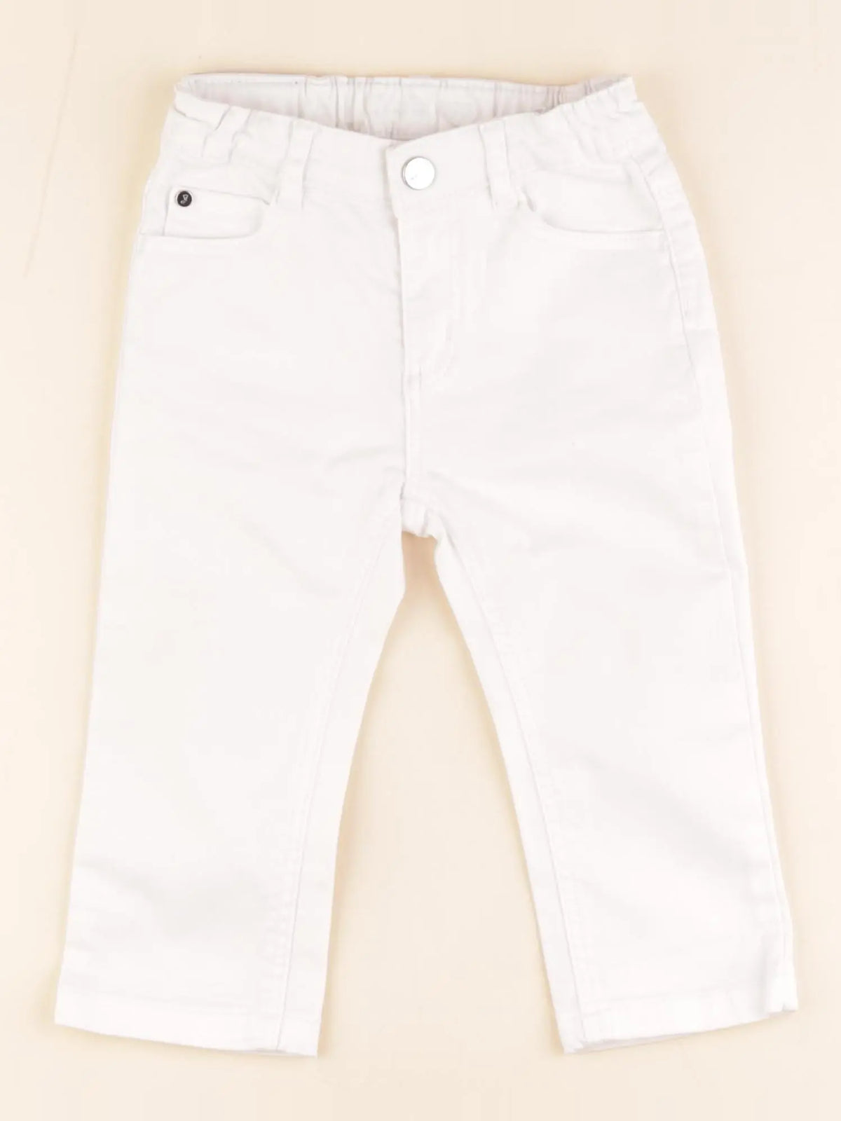 Jacadi - pantalon blanc - 18 mois