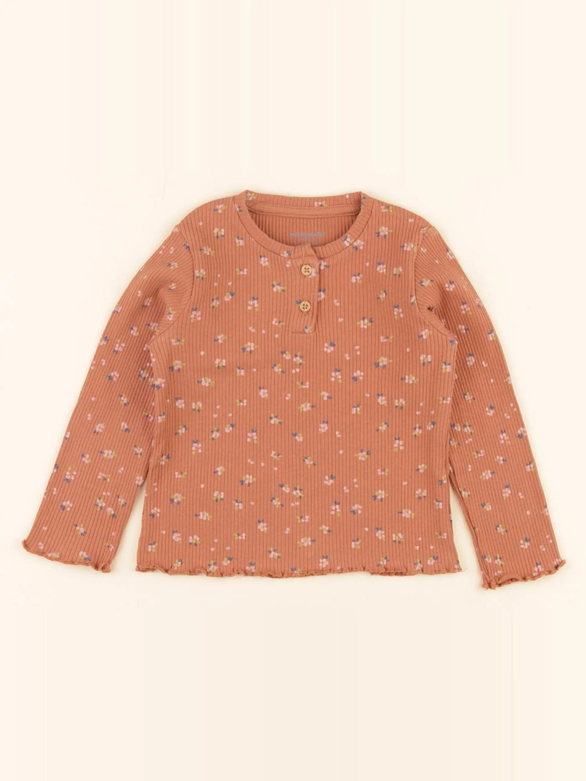 Vertbaudet - tee-shirt marron - 24 mois