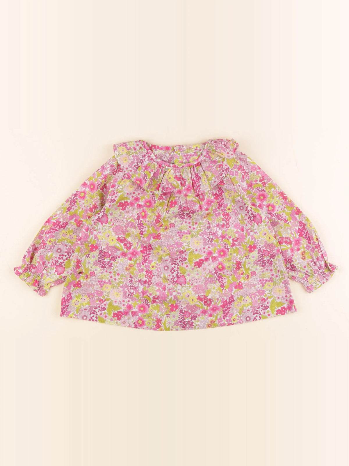 Jacadi - blouse liberty multicolore - 36 mois