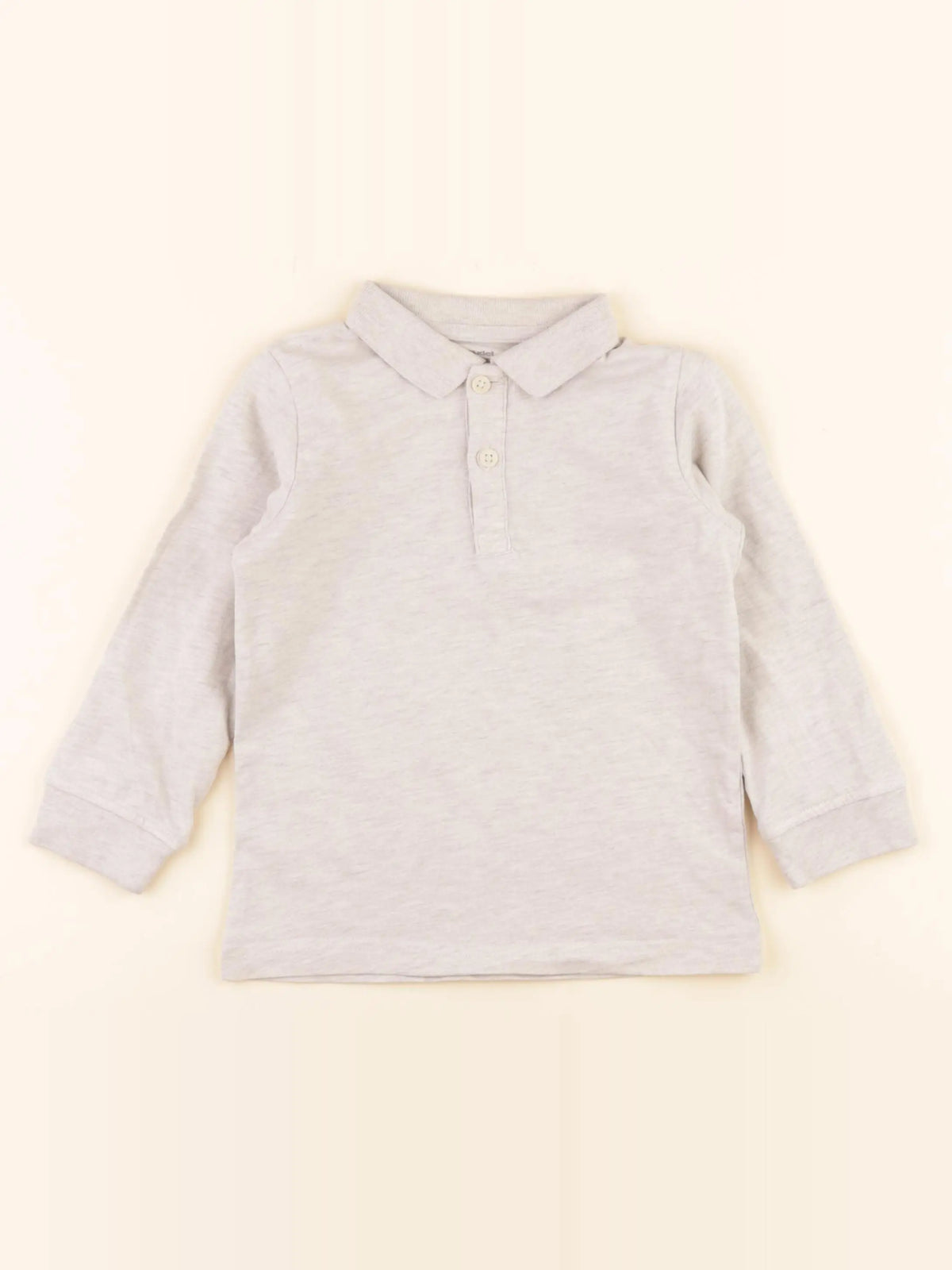 Vertbaudet - polo beige - 4 ans