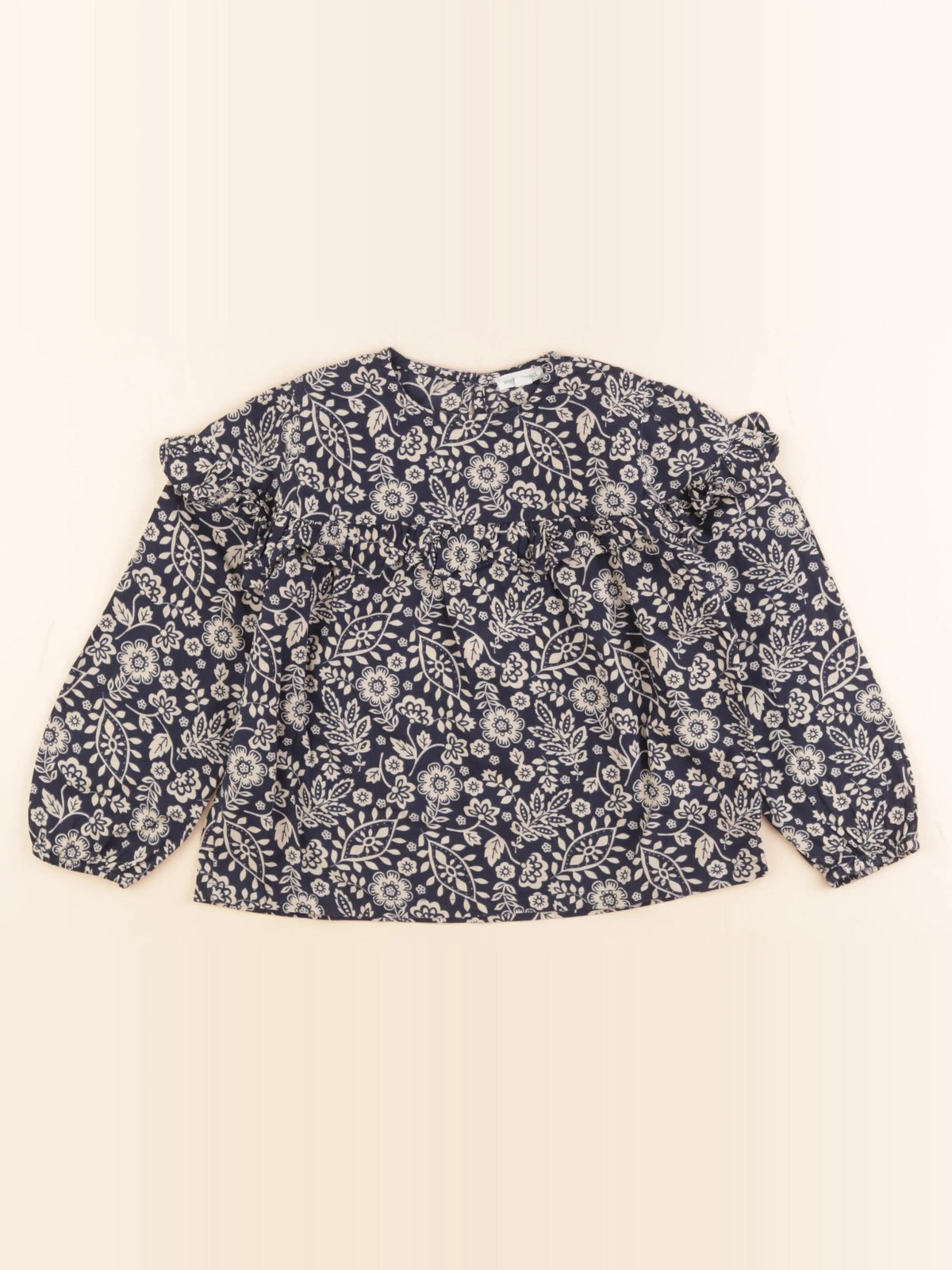 Vertbaudet - blouse bleu - 6 ans