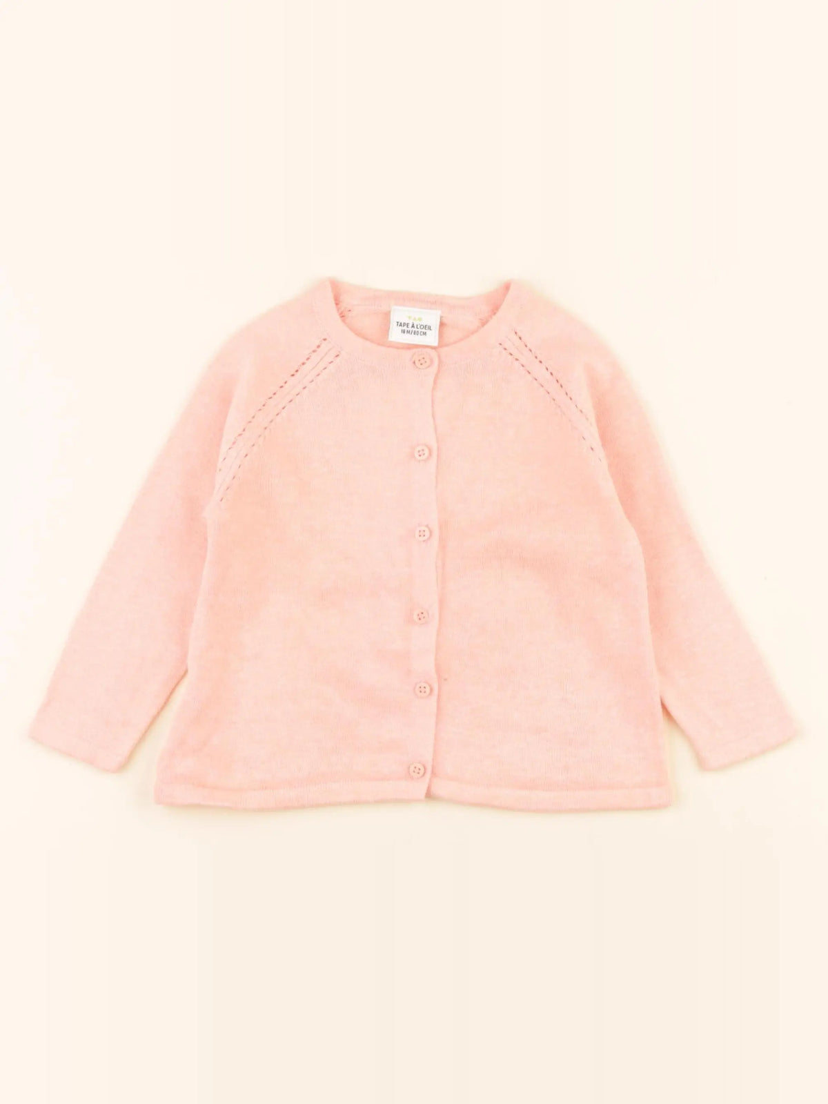 Tape à l'oeil - gilet rose - 18 mois