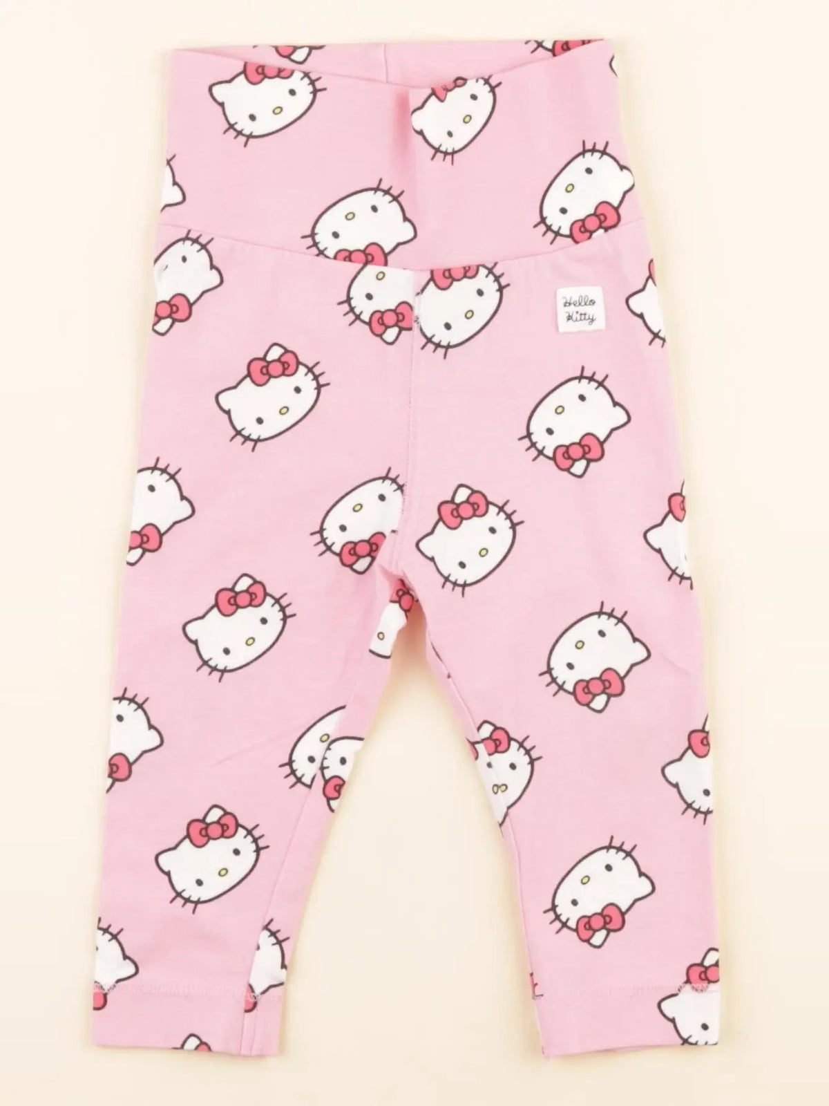 H&M - legging rose - 6/9 mois