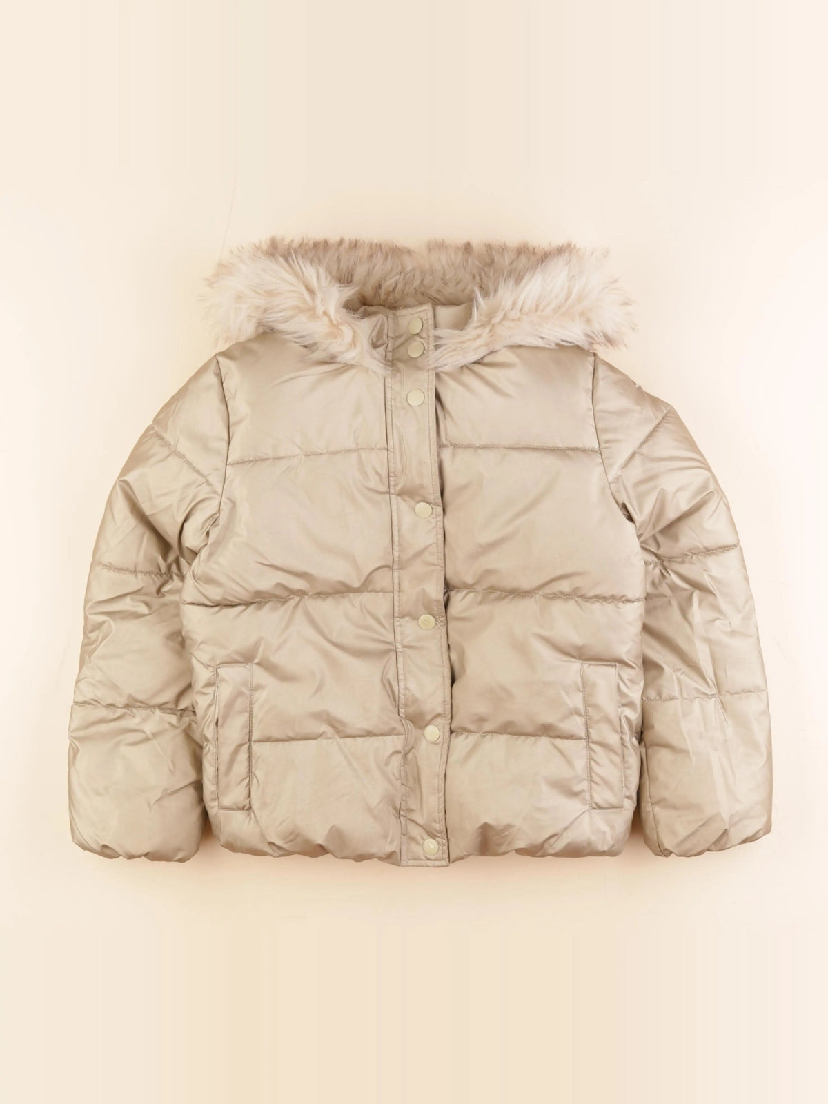 Vertbaudet - doudoune or - 9 ans