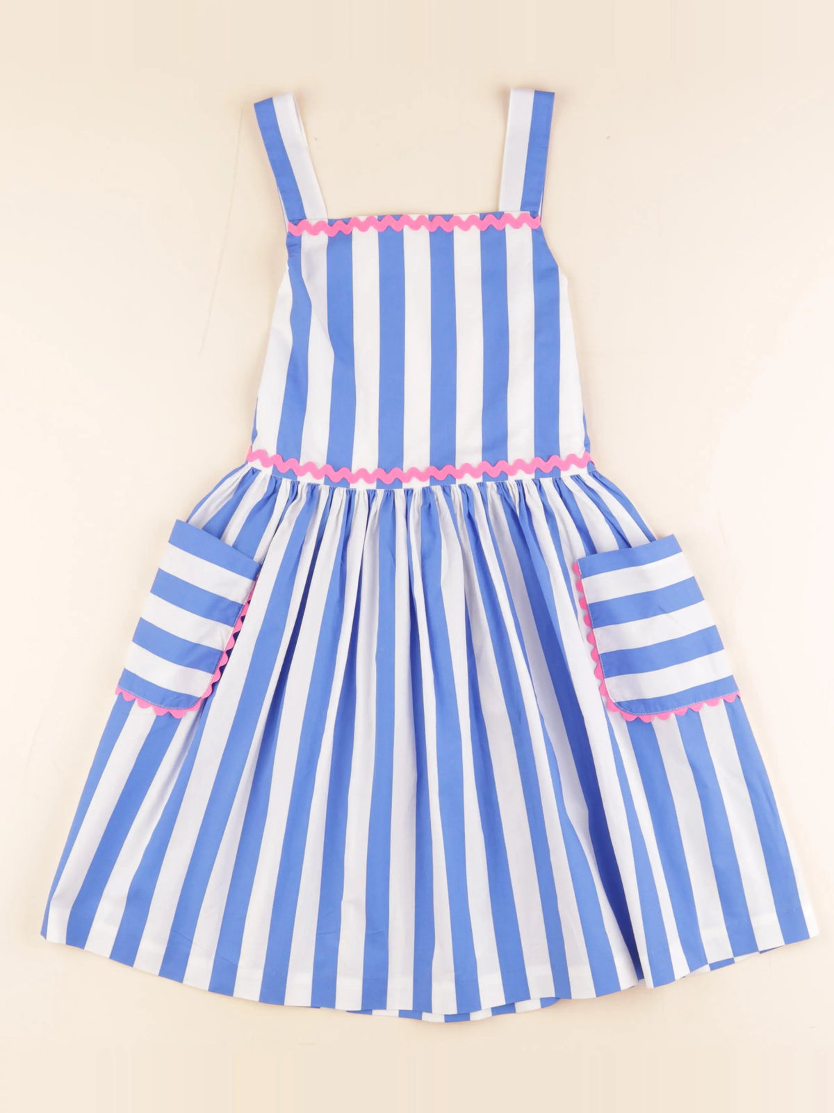 Jacadi - robe blanc, bleu - 8 ans