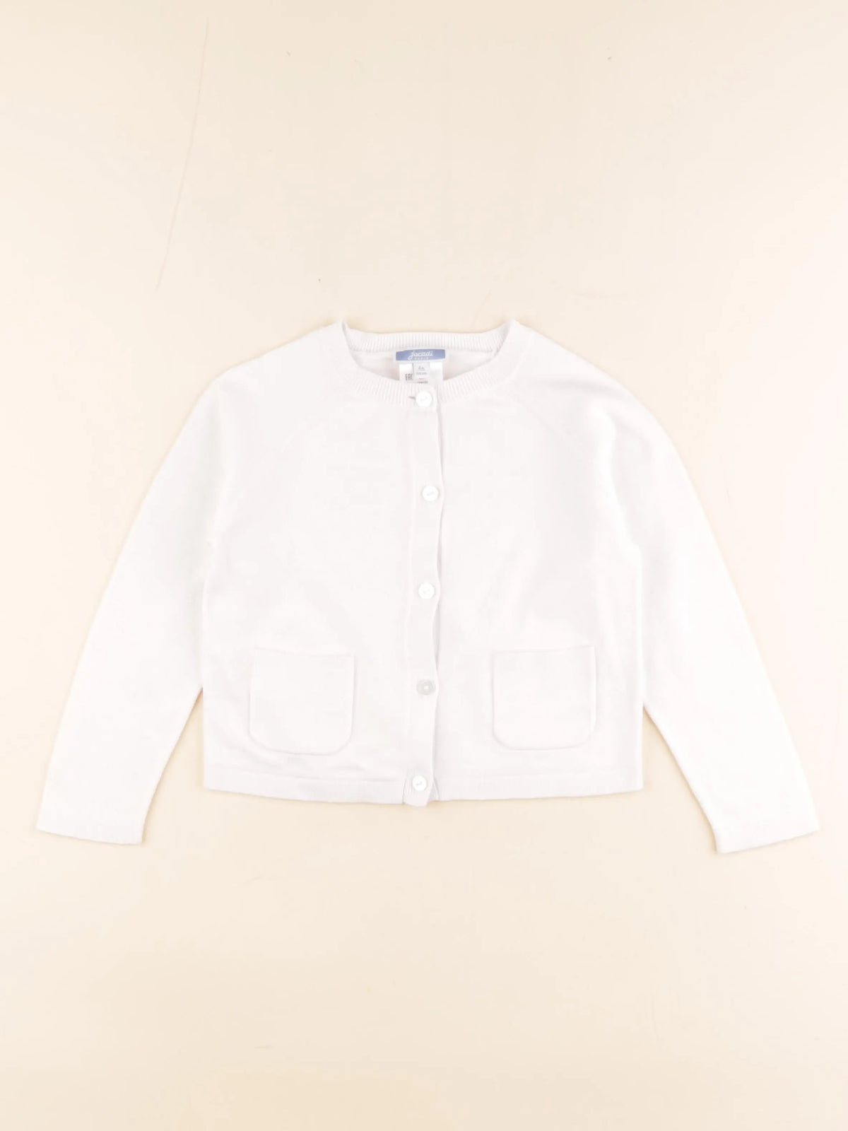 Jacadi - gilet blanc - 4 ans