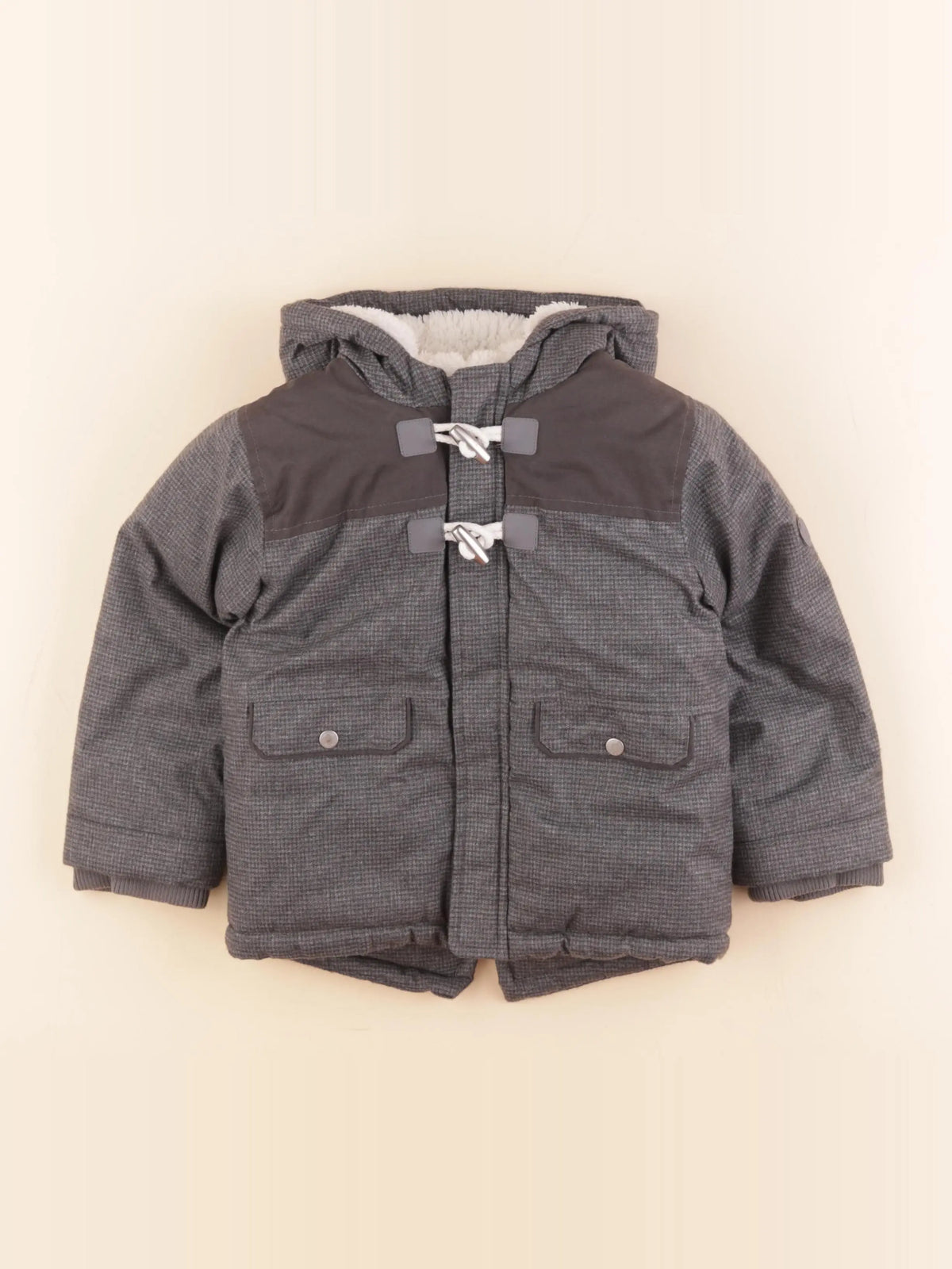Obaïbi - parka gris - 3 ans