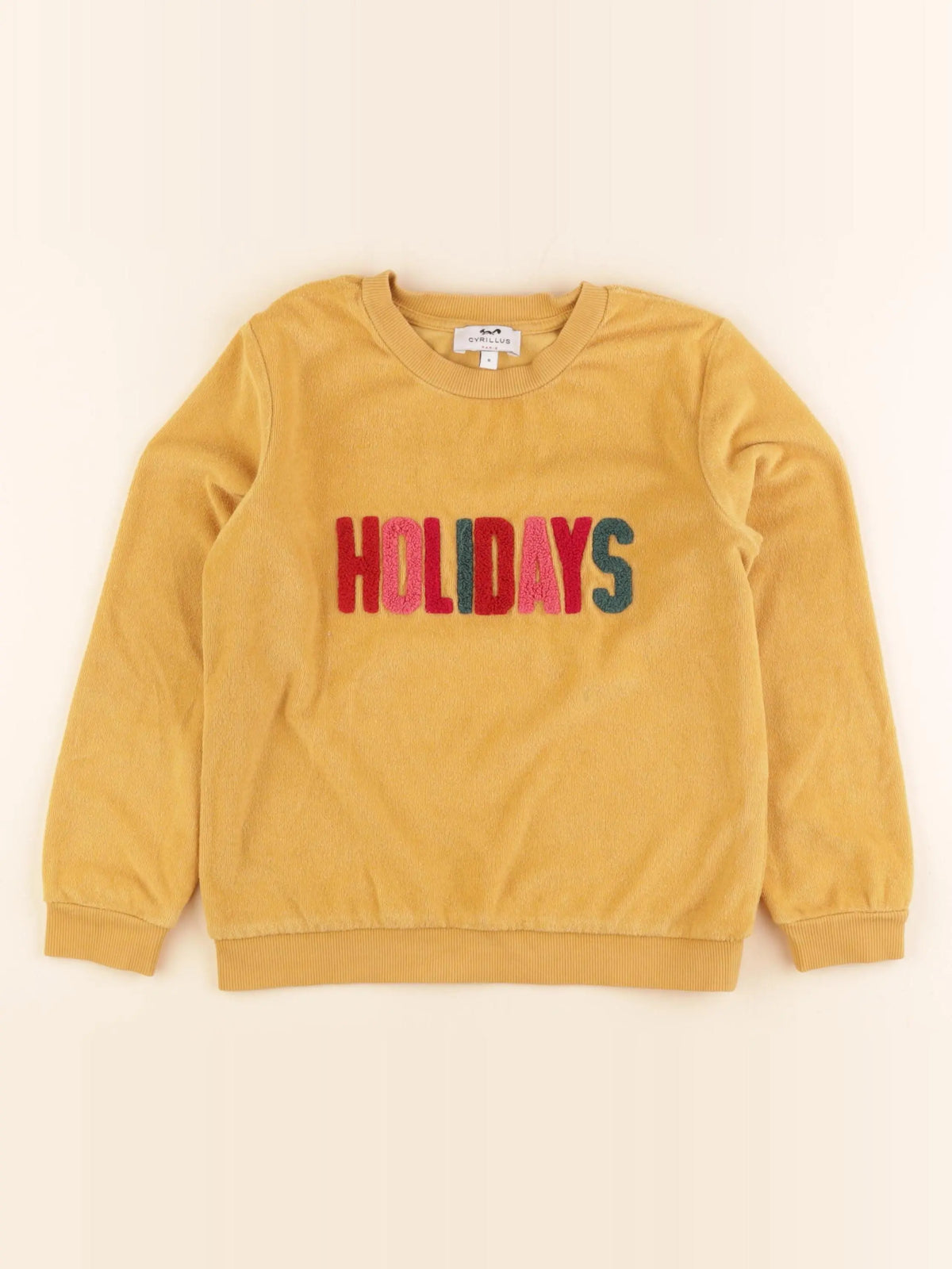 Cyrillus - pull jaune - 8 ans