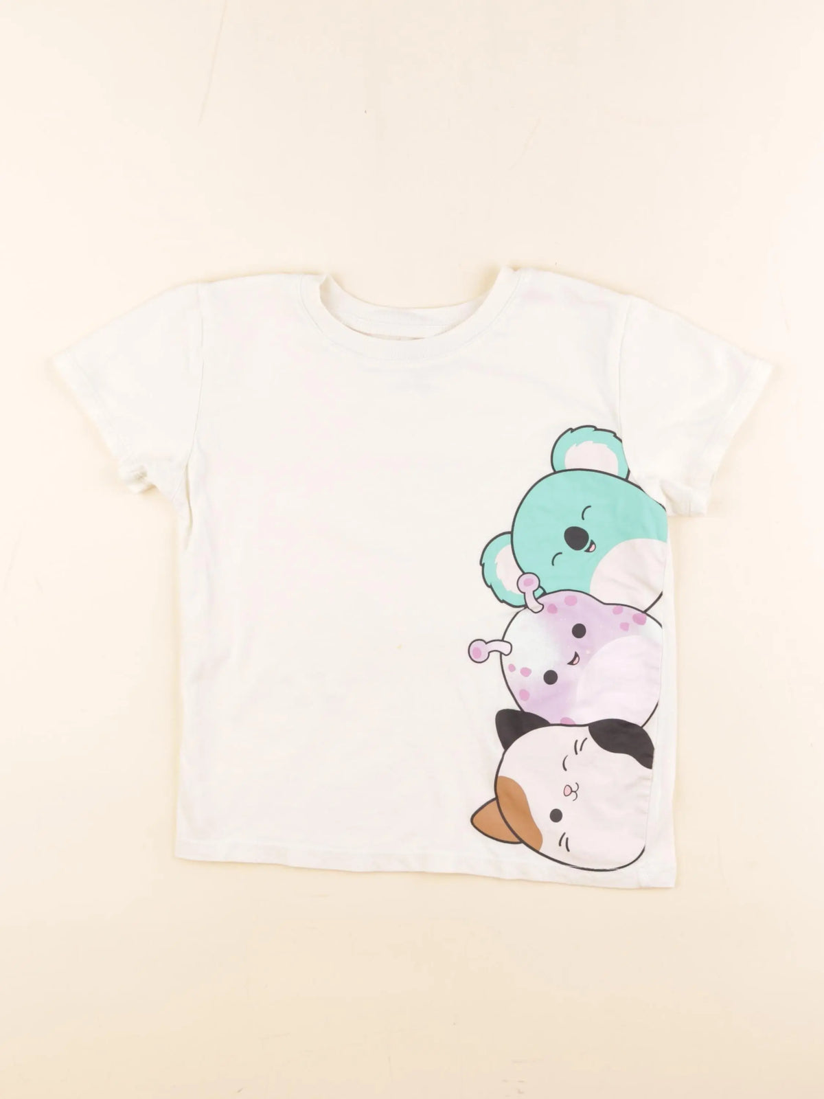 H&M - tee-shirt beige - 6/8 ans