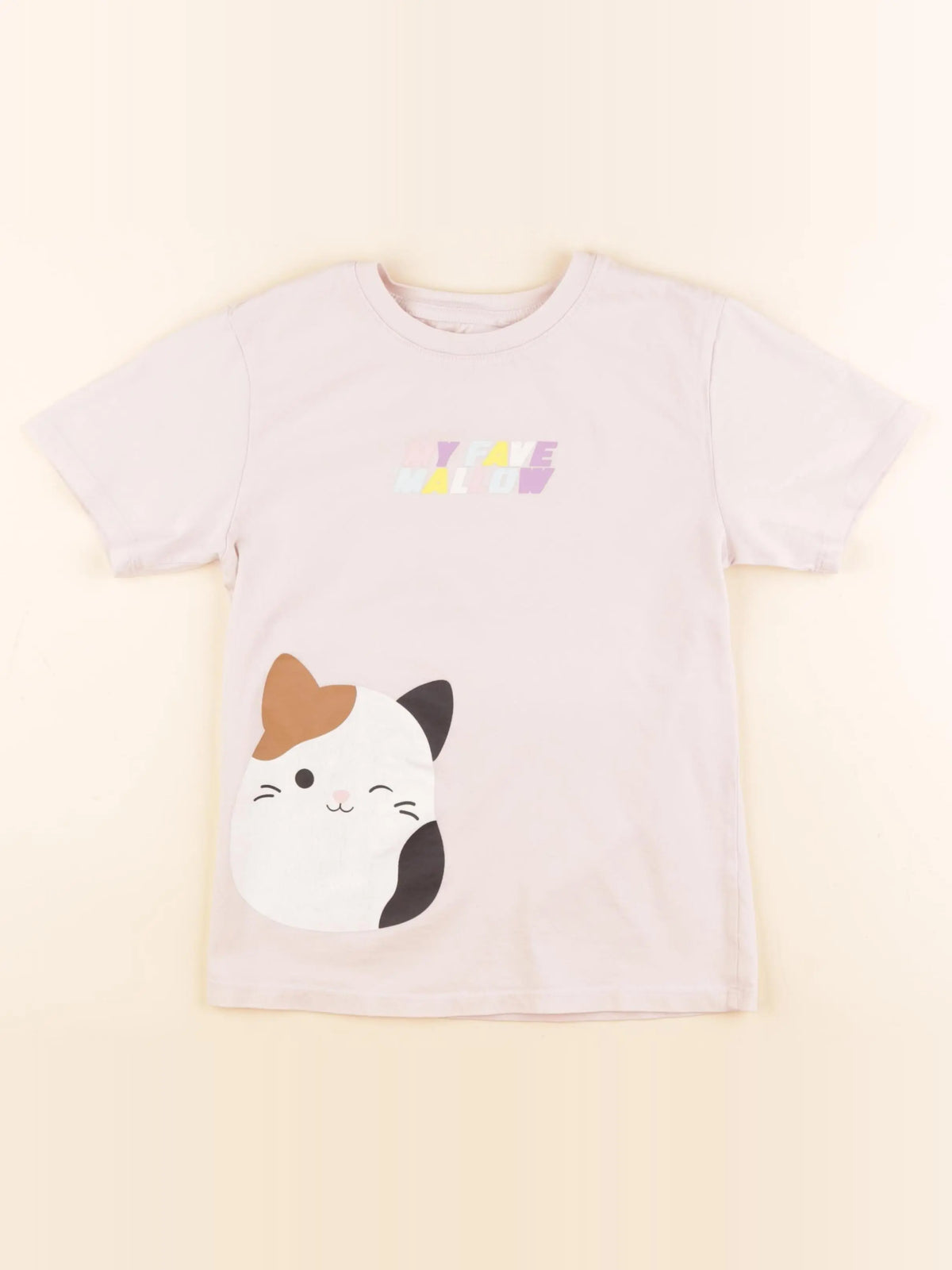 H&M - tee-shirt rose - 6/8 ans