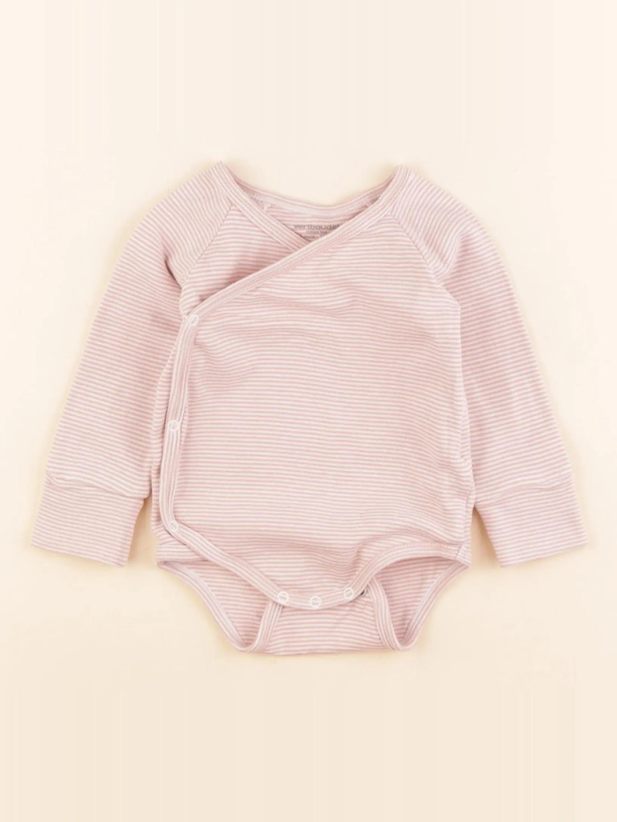 Vertbaudet - body rose - 9 mois
