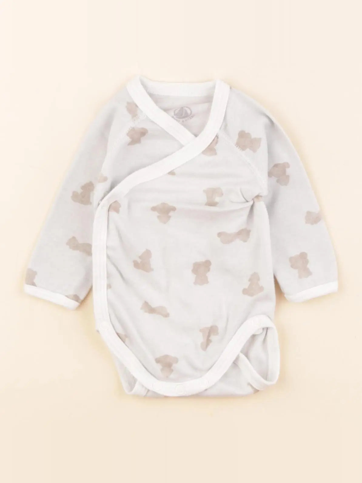 Petit Bateau - body blanc - 1 mois