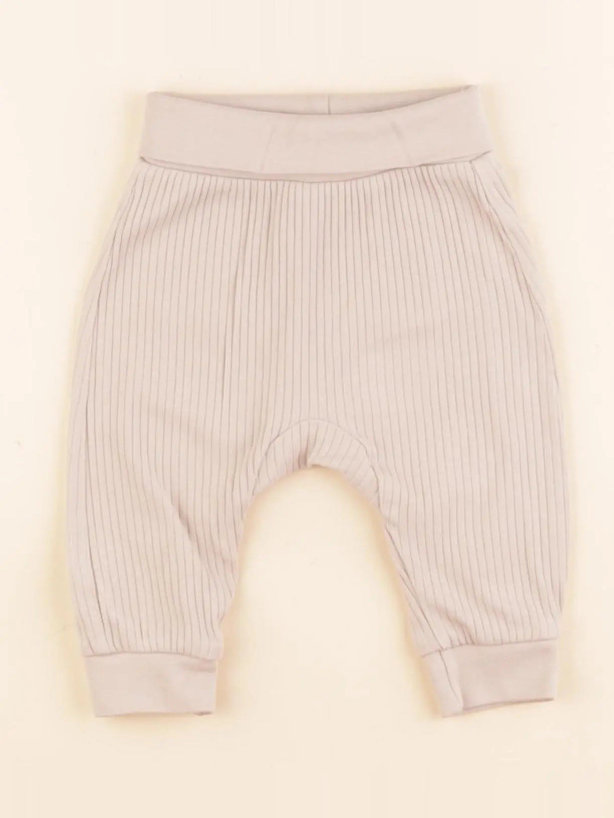 H&M - sarouel beige - 2/4 mois