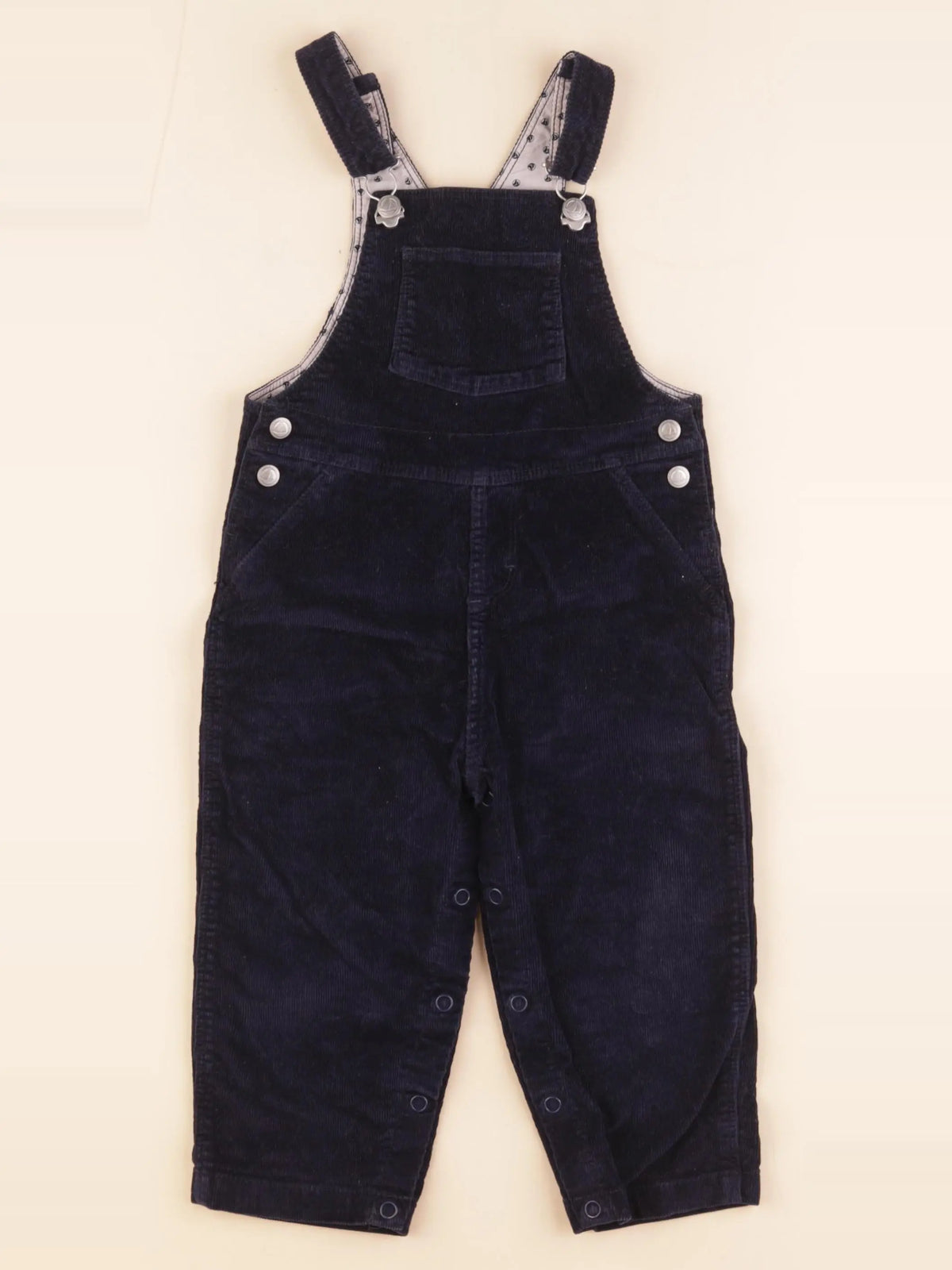 Petit Bateau - salopette bleu - 18 mois
