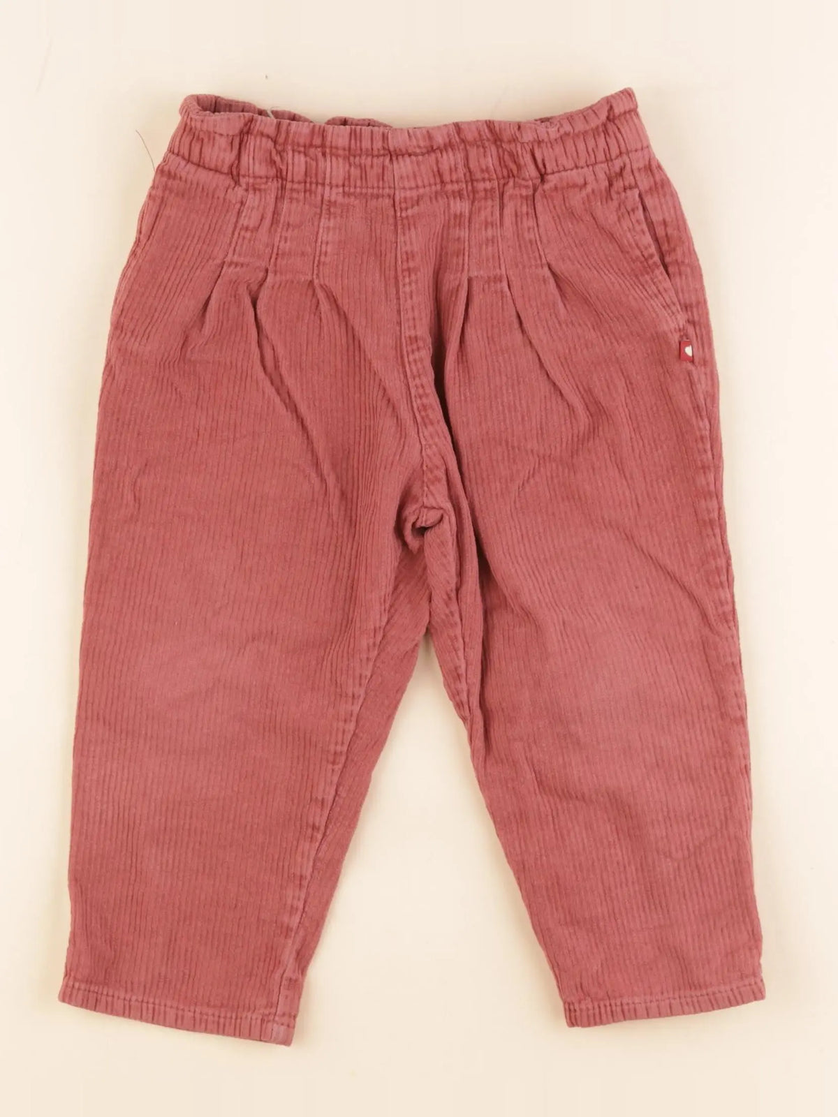 Boutchou - pantalon rouge - 24 mois
