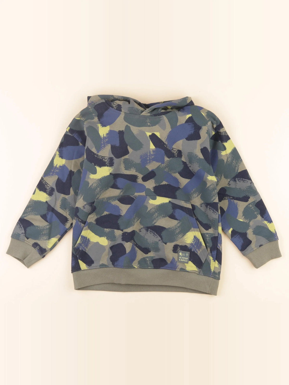 Vertbaudet - sweat vert - 8 ans