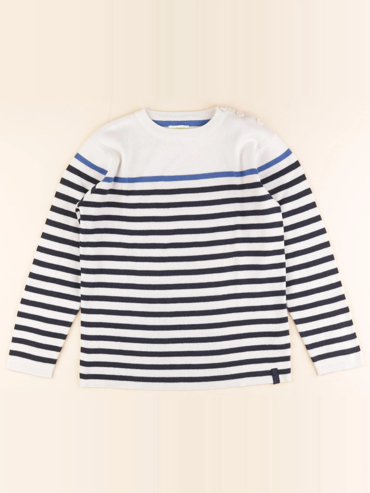 Vertbaudet - pull bleu - 10 ans