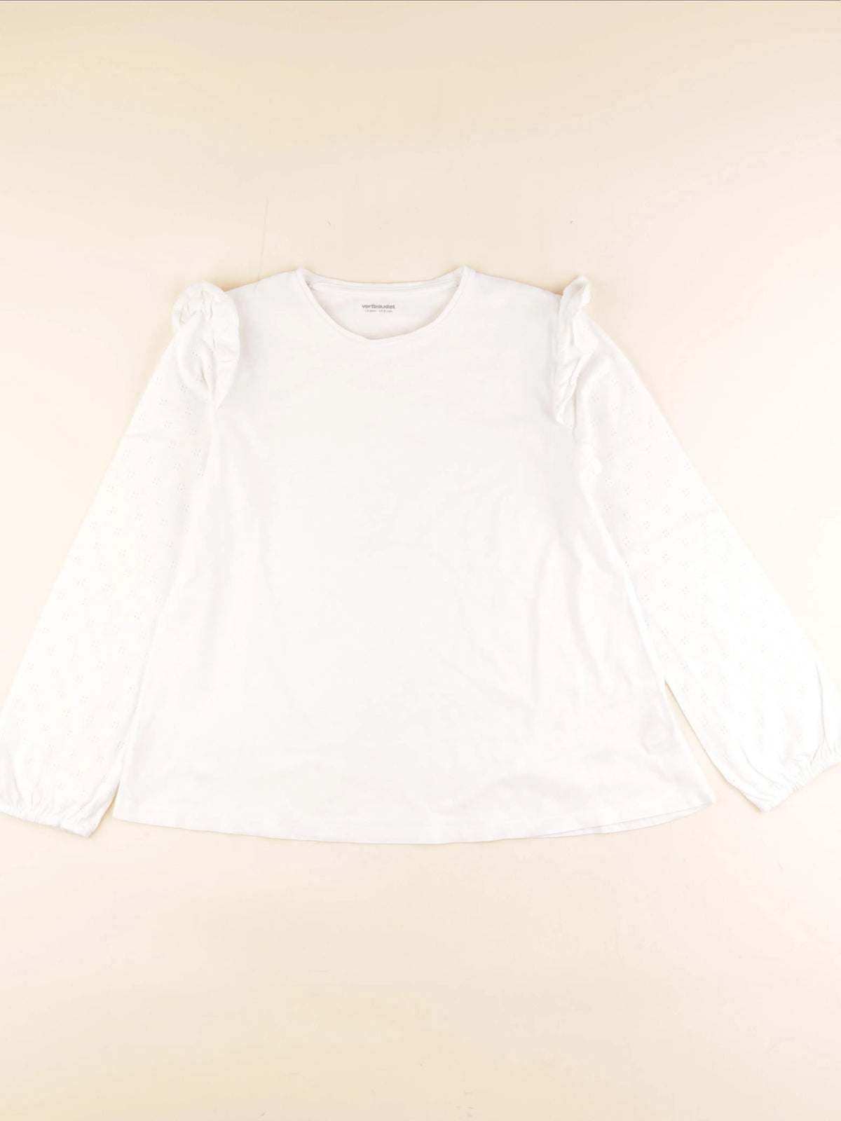 Vertbaudet - tee-shirt blanc - 12 ans