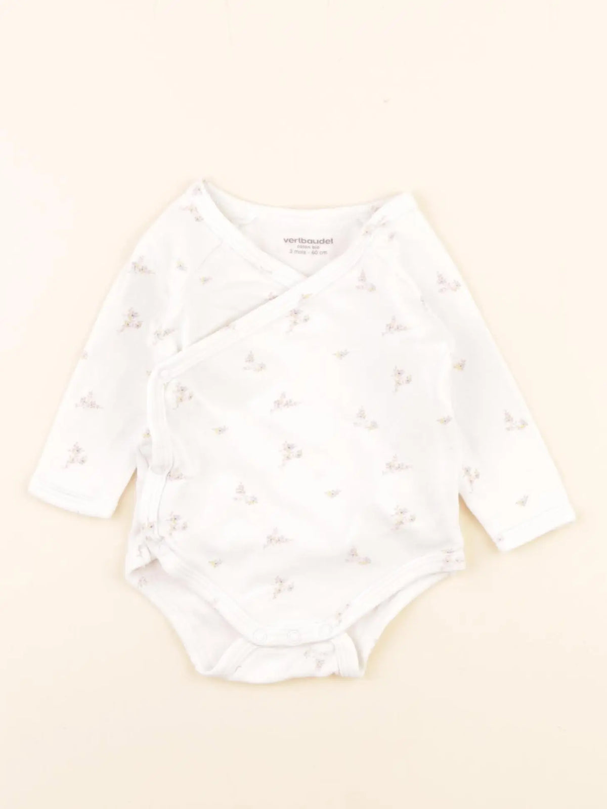 Vertbaudet - body blanc - 3 mois
