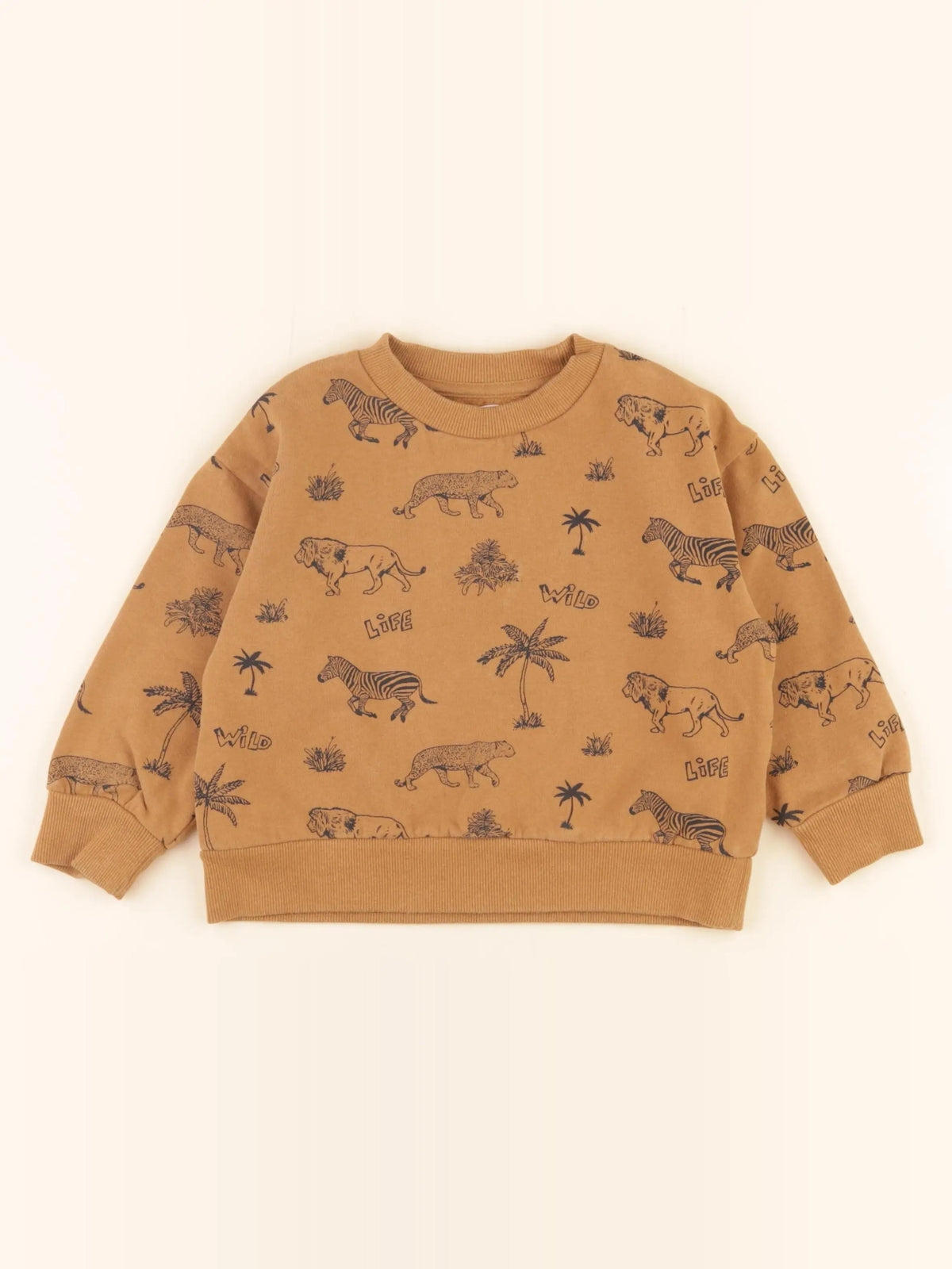 Vertbaudet - sweat marron - 4 ans