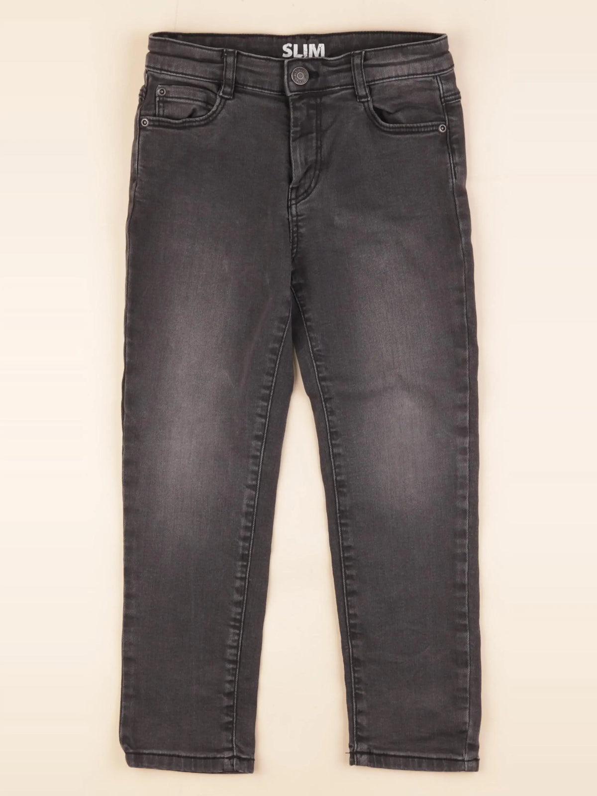Vertbaudet - jean gris - 6 ans