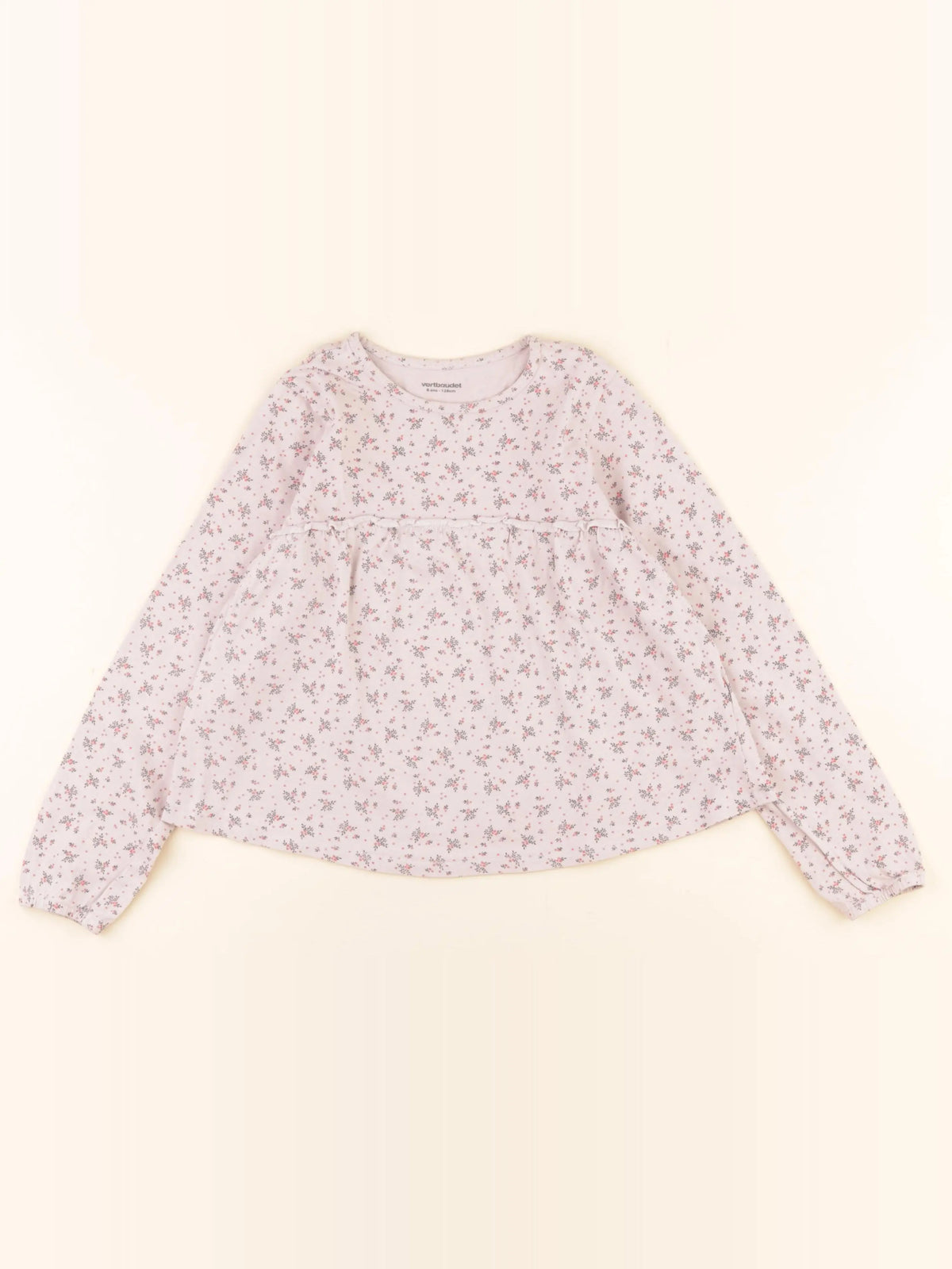 Vertbaudet - tee-shirt violet - 8 ans