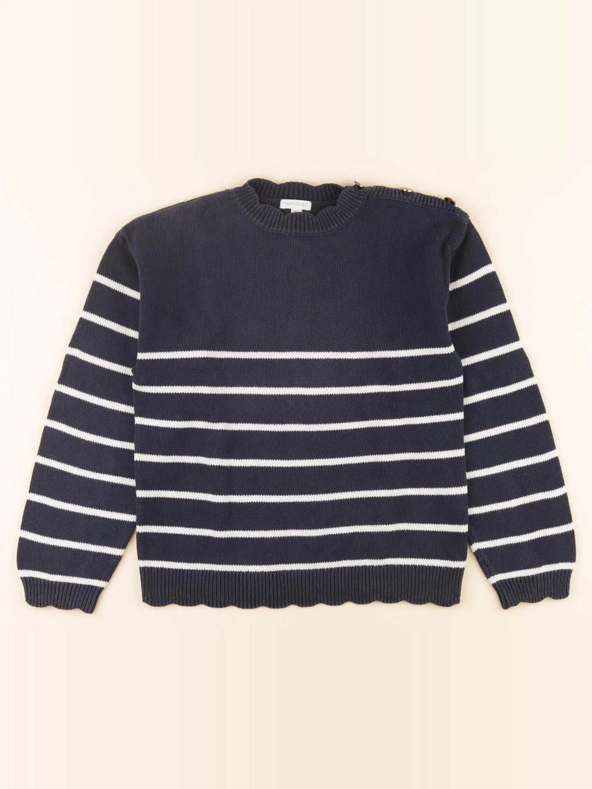 Vertbaudet - pull bleu - 10 ans
