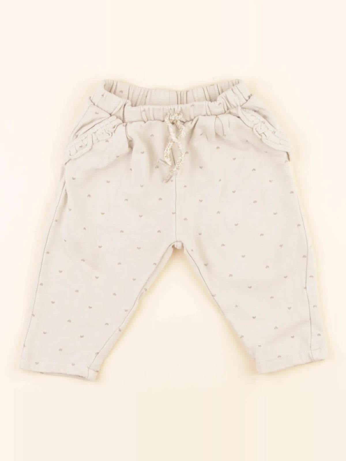 Vertbaudet - pantalon beige, or - 12 mois