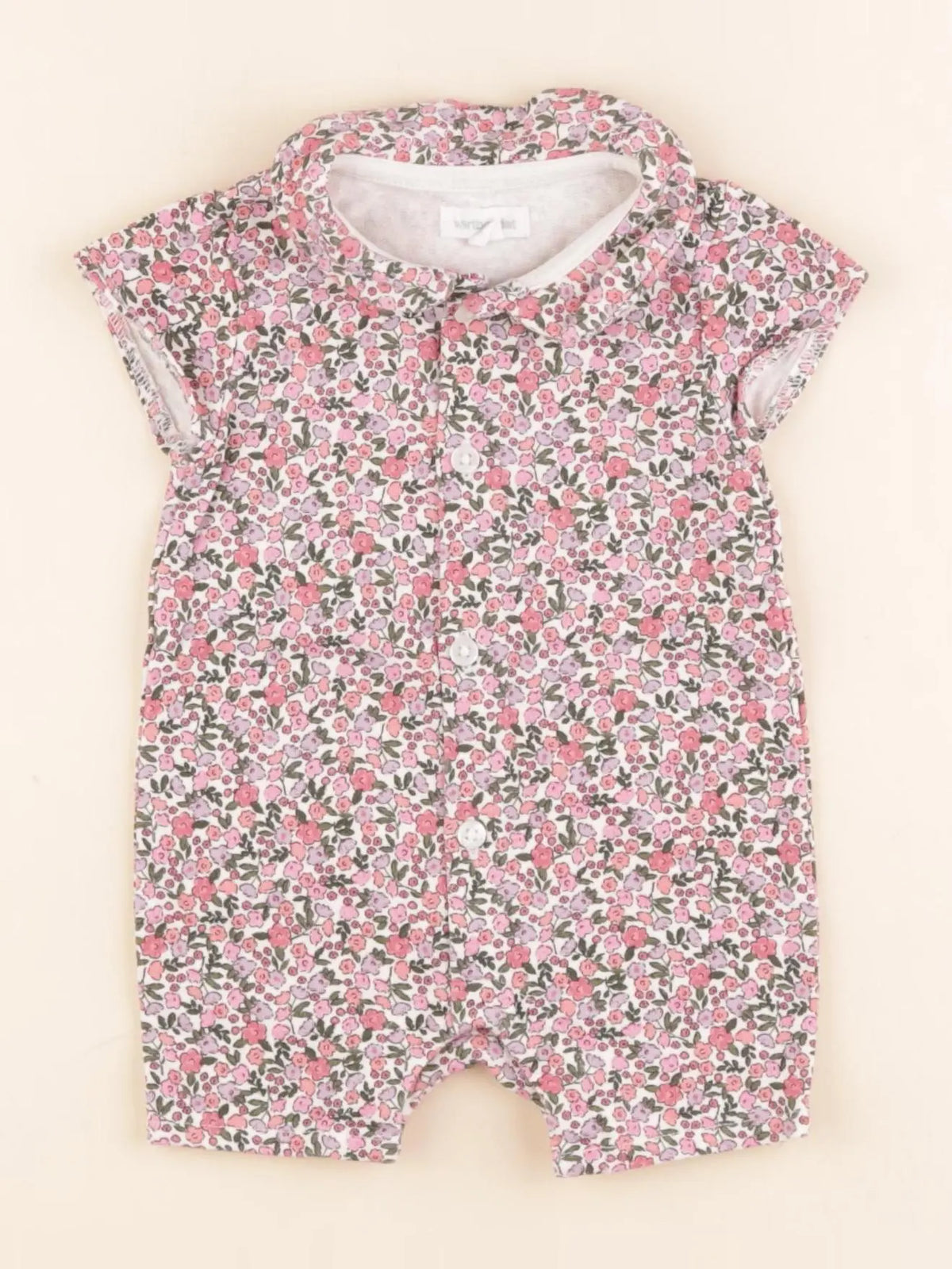 Vertbaudet - combinaison multicolore - 3 mois